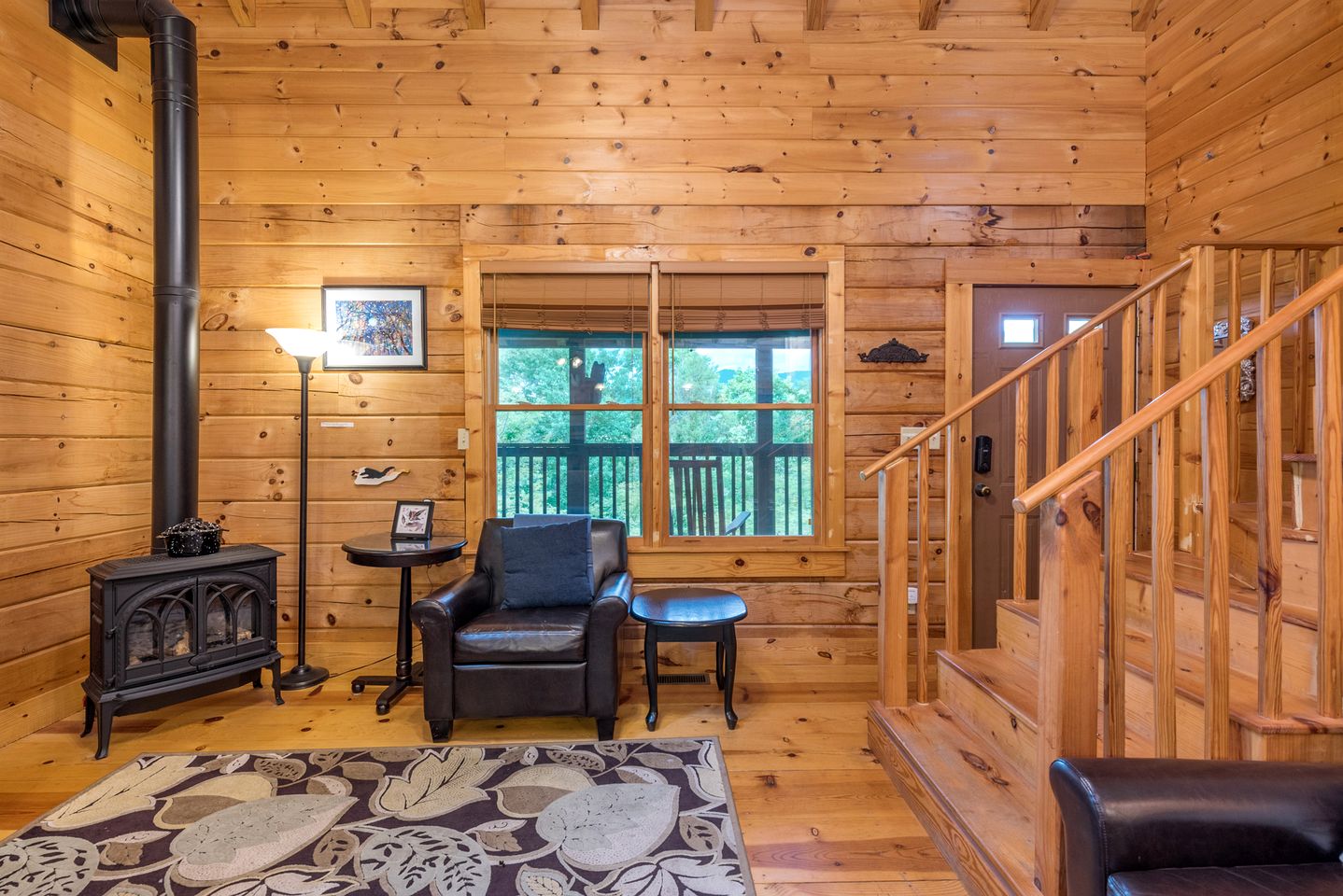 Mountain Cabin Retreat with Fire Pit, Game Room & Scenic Decks in Black Mountain, North Carolina