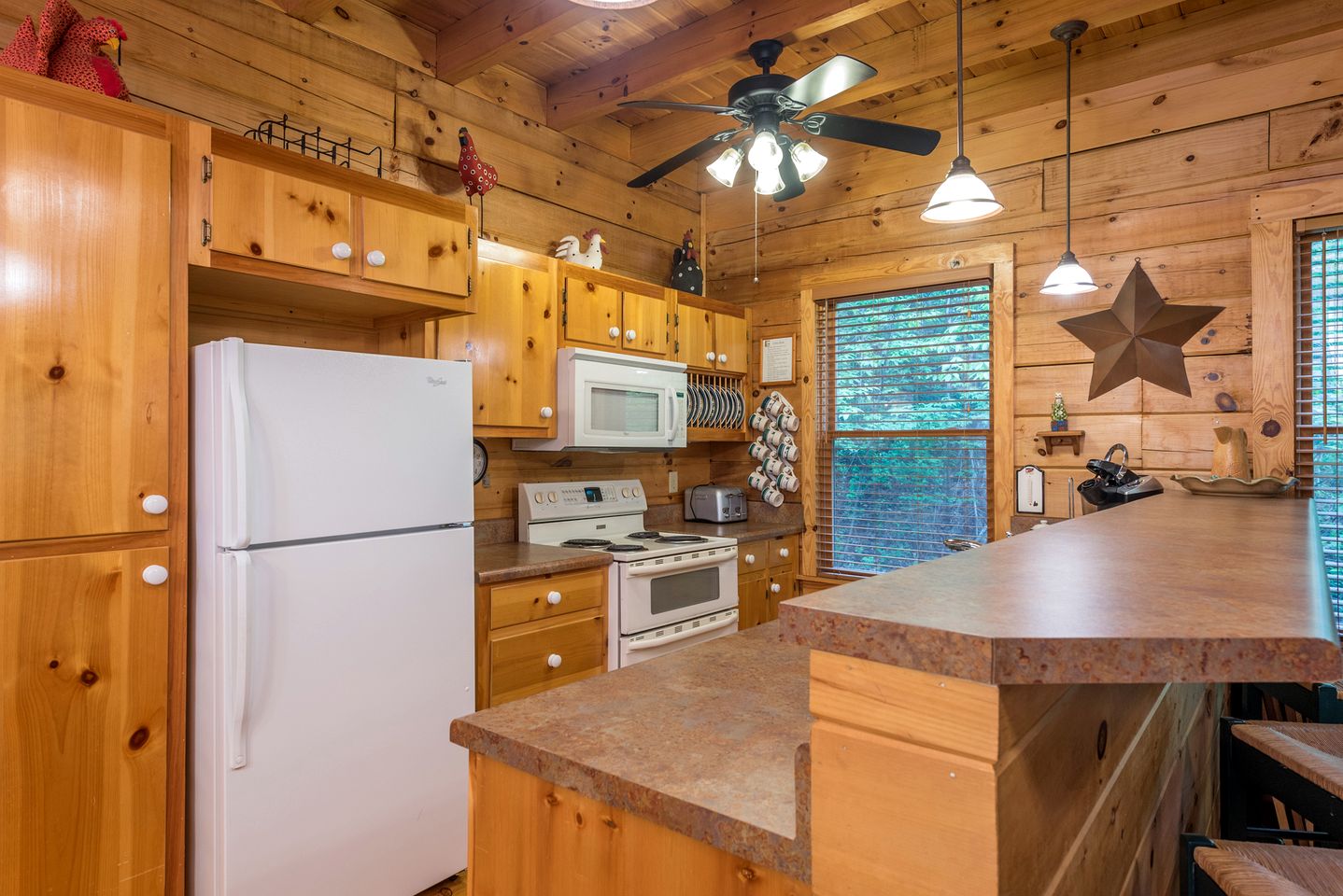 Mountain Cabin Retreat with Fire Pit, Game Room & Scenic Decks in Black Mountain, North Carolina