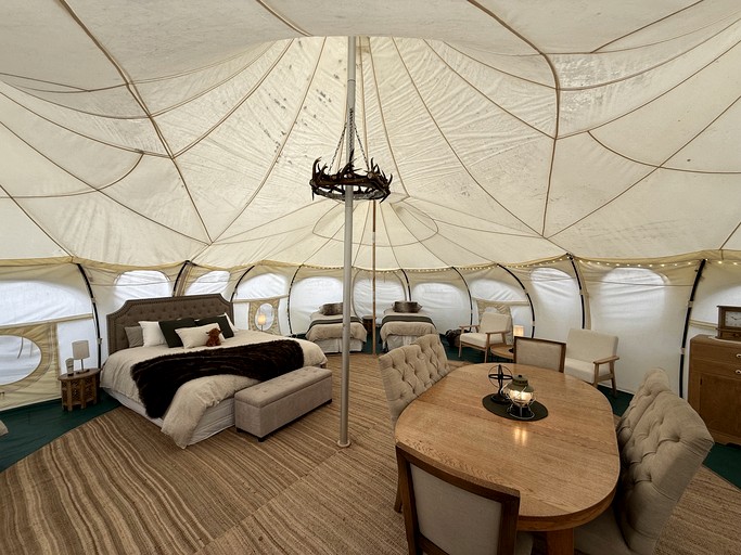 Bell Tents (New Zealand, Lochiel, South Island)