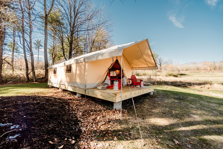 This beautiful Vermont glamping getaway is perfect for lovers of the outdoors.