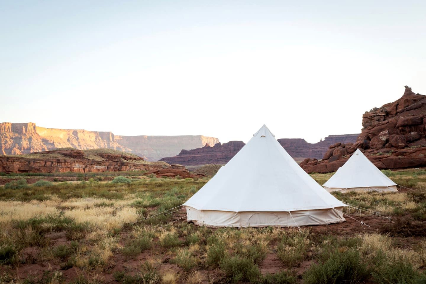 Beautiful Glamping Tent for an Unforgettable Family Escape near Canyonlands National Park in Moab, Utah