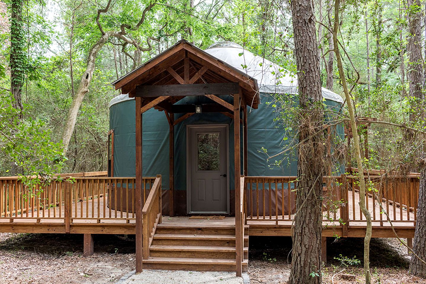 Yurts (United States of America, Livingston, Texas)