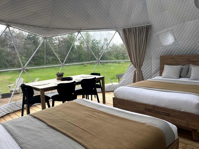 Yurts (Canada, Miller Lake, Ontario)