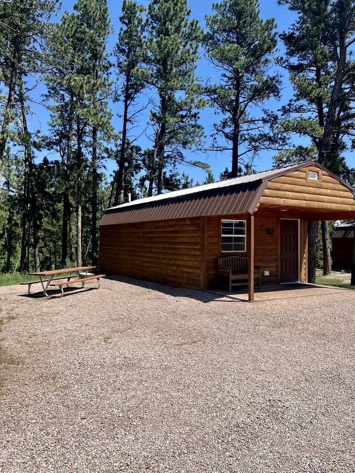 Rustic Cabin with Surrounded by Nature in South Dakota