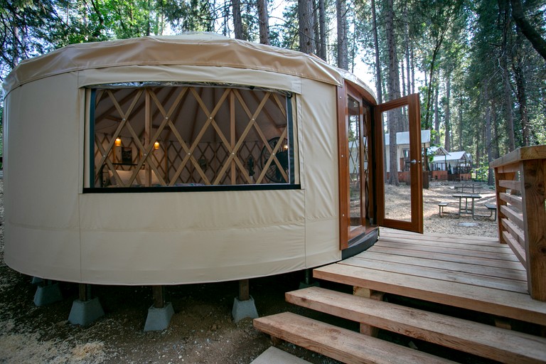 Yurts (United States of America, Nevada City, California)