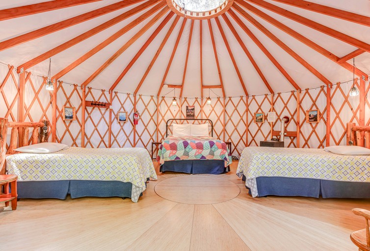 Yurts (United States of America, Nevada City, California)