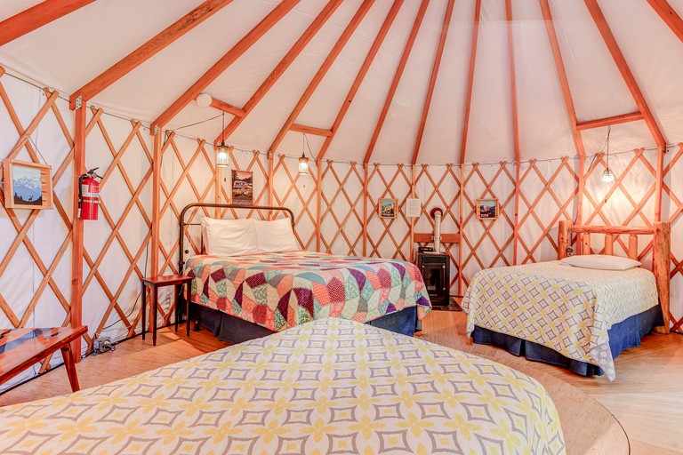 Yurts (United States of America, Nevada City, California)