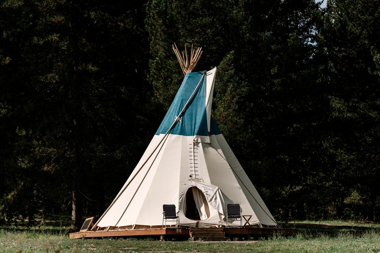 Tipis (United States of America, Island Park, Idaho)