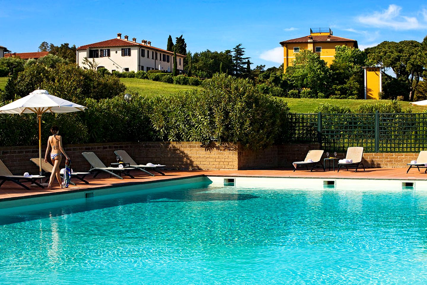 Casas de campo (Livorno, Toscana, Italia)