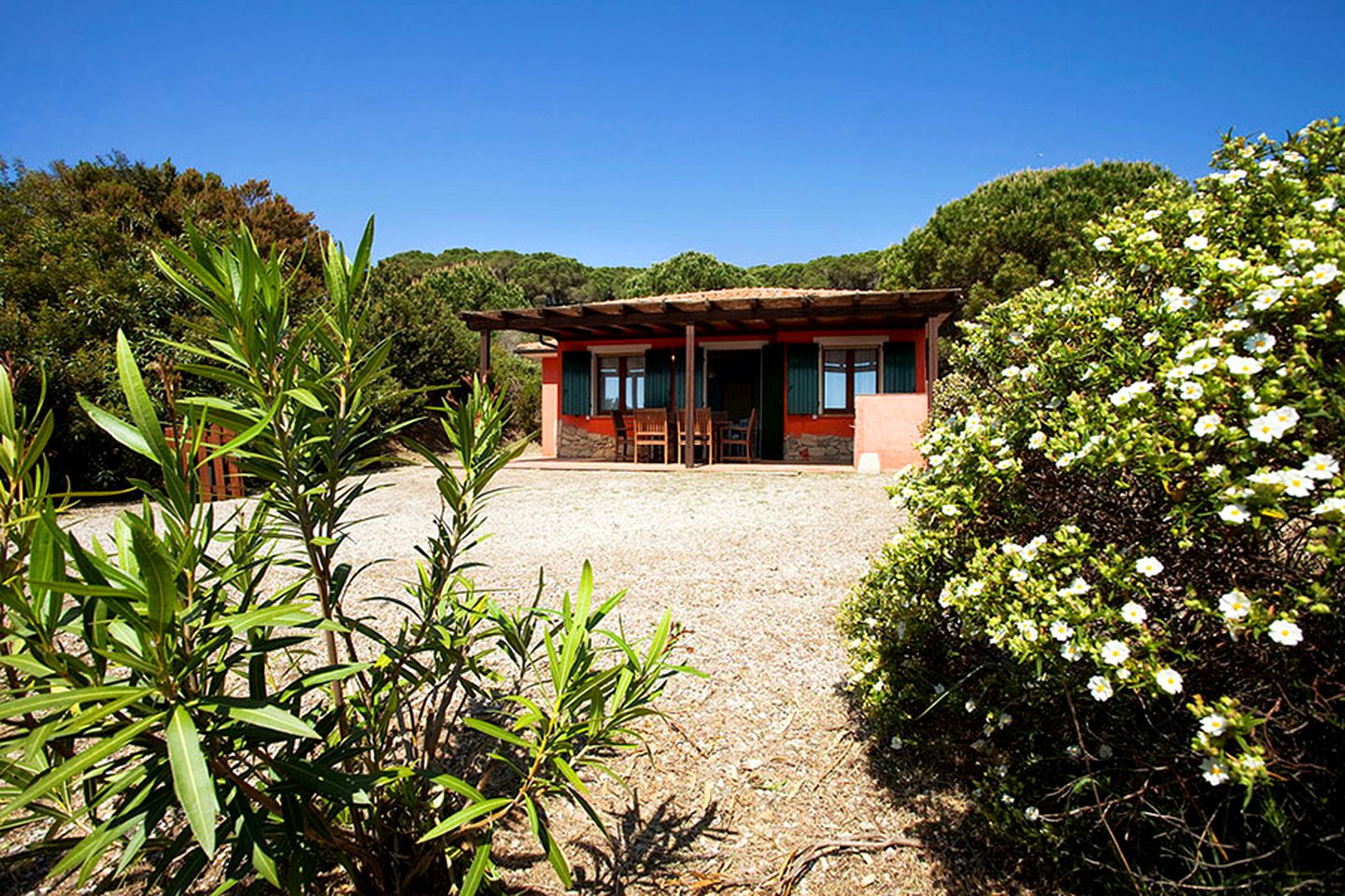 Casas de campo (Livorno, Toscana, Italia)