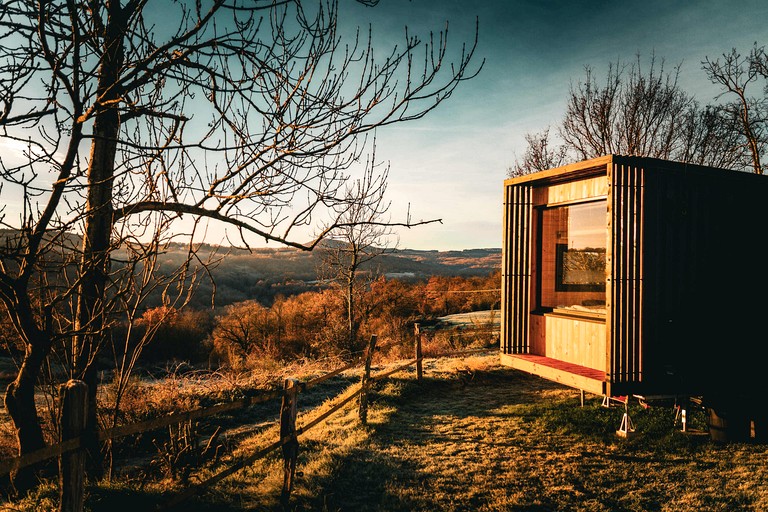 Breathtaking Panoramic Eco-Home with Solar Power near Volcanoes of Auvergne, Charbonnières-les-Vieilles, France