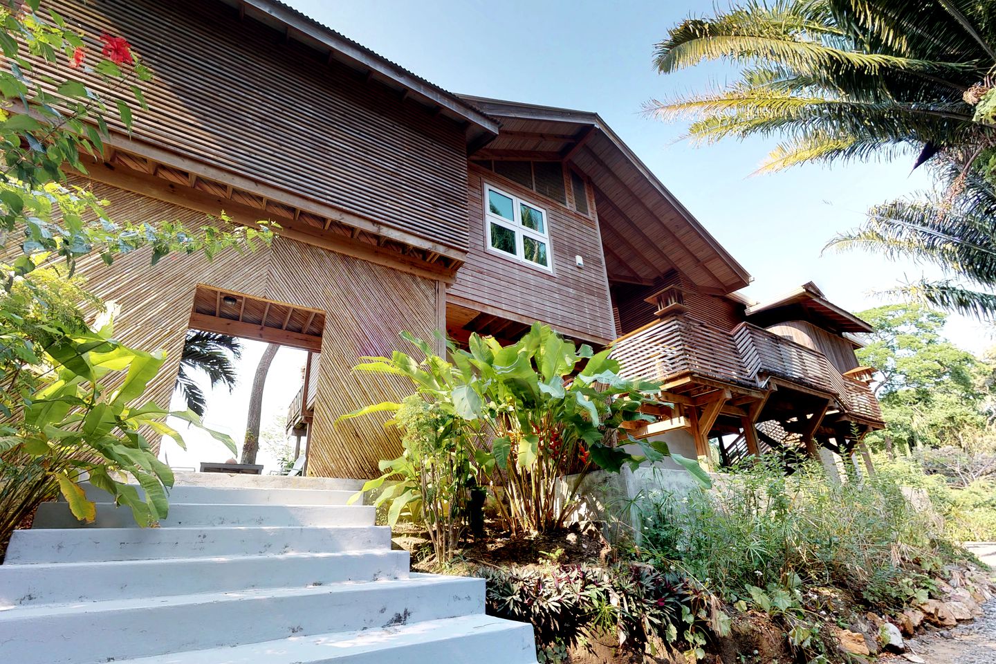 Casas en la playa (Roatan, Islas de la Bahía, Honduras)