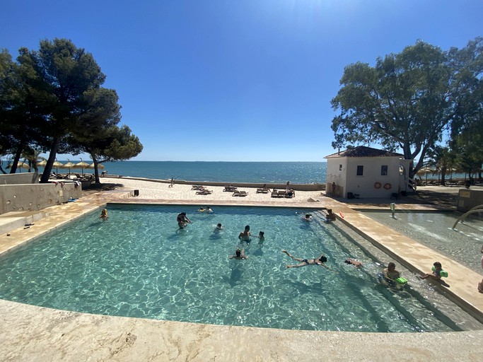 Beachfront Glamping Tents with a Pool near the Ebro Delta in Tarragona, Catalonia | Bell Tents (Alcanar, Catalonia, Spain)