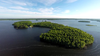 Minnesota island rental on Pelican Lake