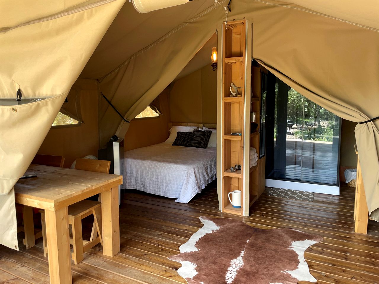 Incredible Tented Cabin with Fire Pit and Close to Fantastic Hiking Trails in Johnson City, Texas
