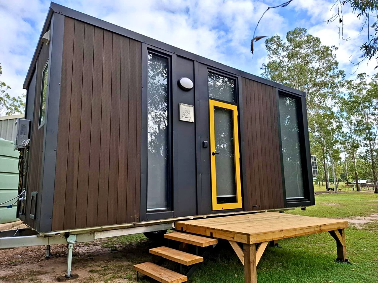 Cozy Farmstay Tiny House with Wildlife Encounters and Pool Near Bundaberg, QLD