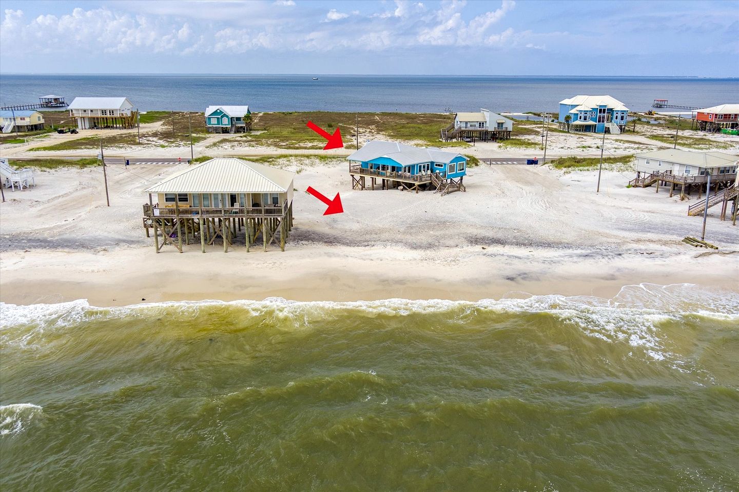 Breathtaking Oceanfront Beach House in Dauphin Island, Alabama
