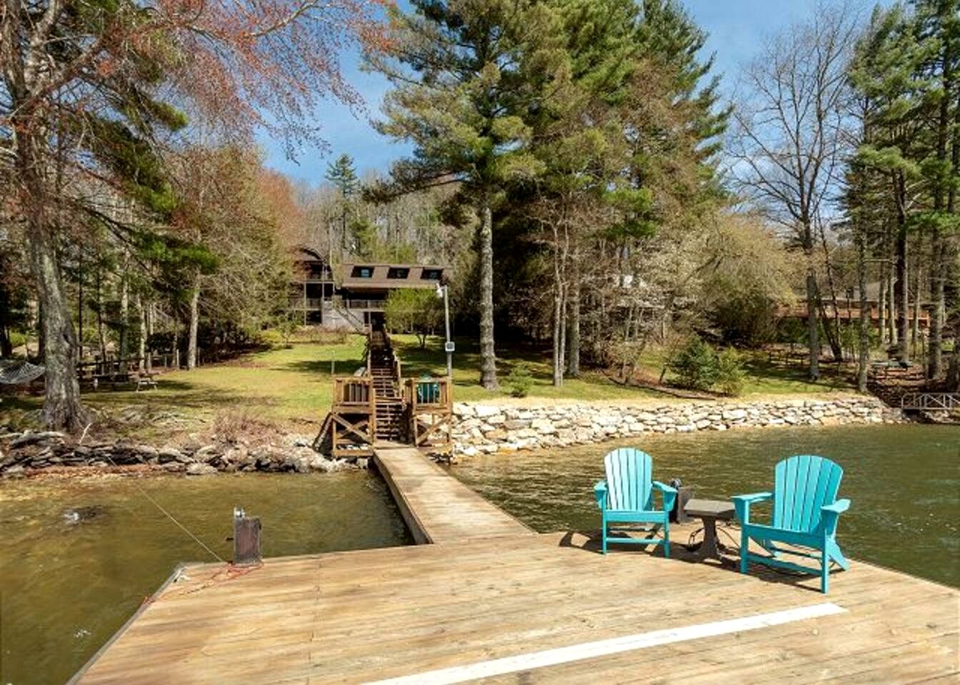 Lakefront Cabin with Private Dock and Amazing Hiking Trails in North Carolina