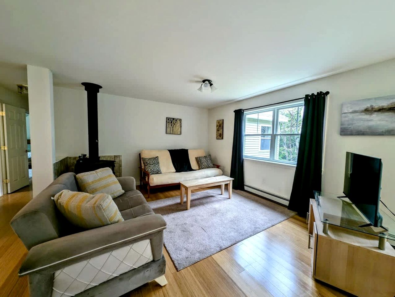 Serene Lakeside Cabin with Fire Pit, Waterfront Retreat Near Graham Lake, Mariaville Maine