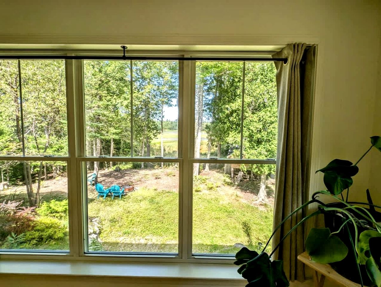 Serene Lakeside Cabin with Fire Pit, Waterfront Retreat Near Graham Lake, Mariaville Maine