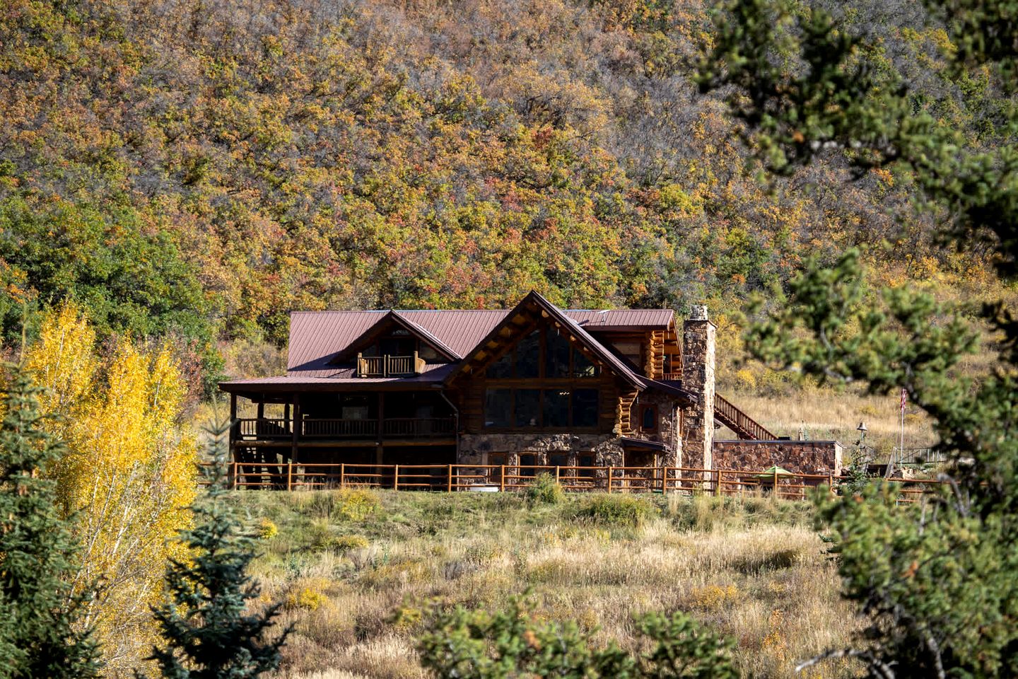 Rustic, Private Log Cabin Lodge in the Wilderness of Colorado, Perfect for a Family Getaway