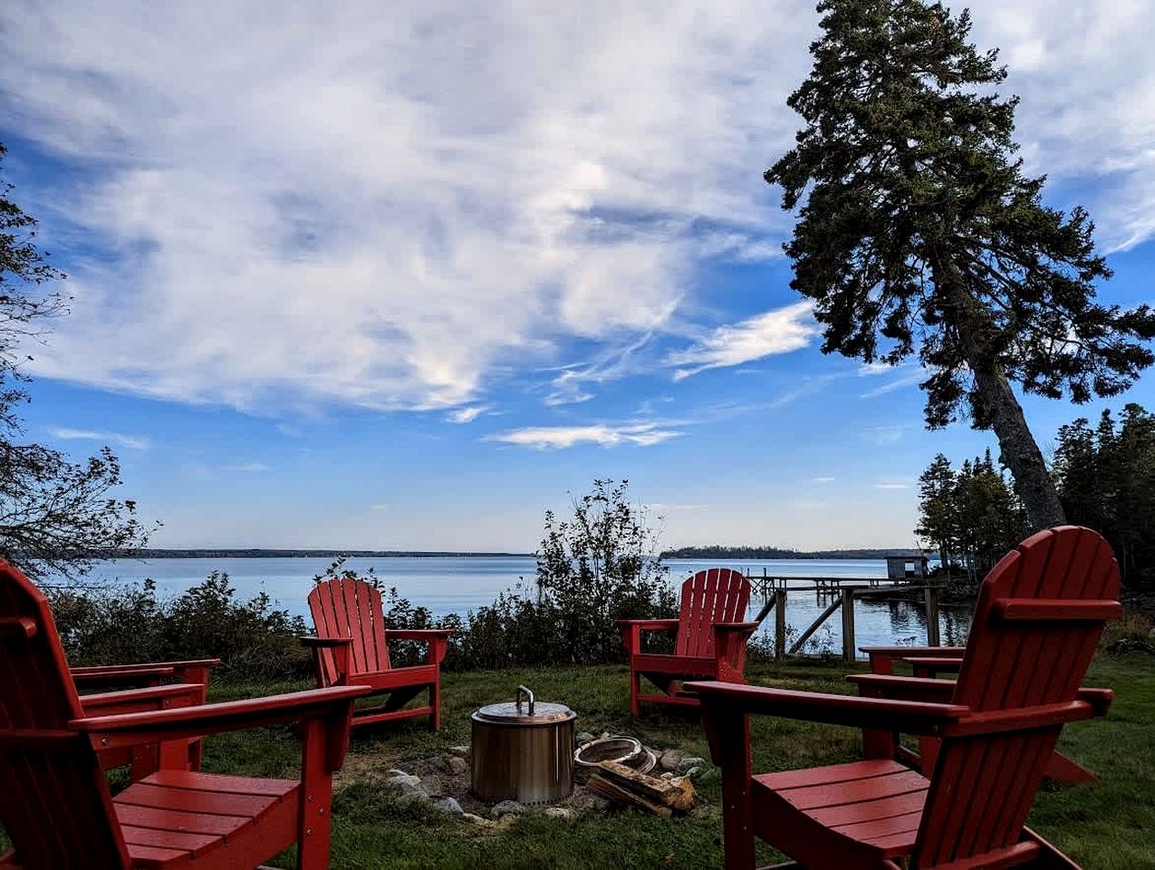 Stunning Oceanfront Ranch Cottage with Private Beach & Fire Pit Near Acadia National Park, Gouldsboro Maine