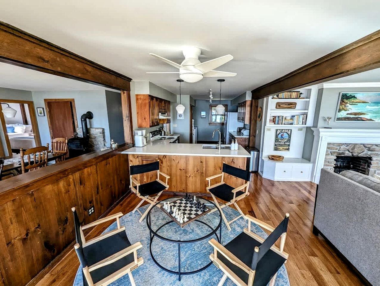 Stunning Oceanfront Ranch Cottage with Private Beach & Fire Pit Near Acadia National Park, Gouldsboro Maine