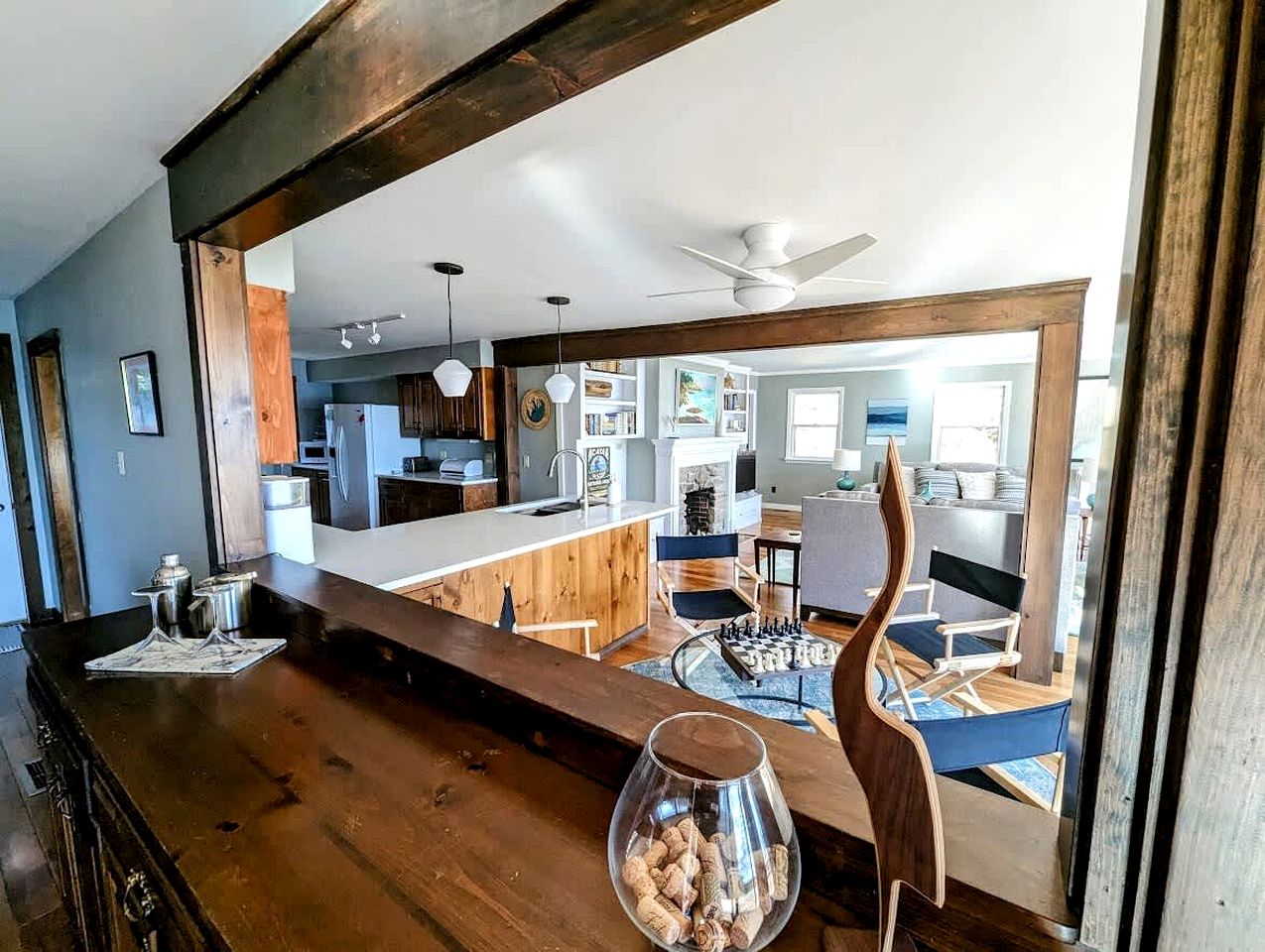 Stunning Oceanfront Ranch Cottage with Private Beach & Fire Pit Near Acadia National Park, Gouldsboro Maine