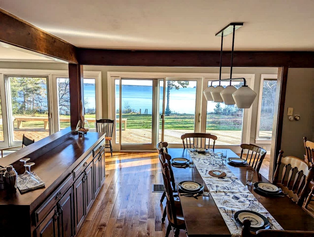 Stunning Oceanfront Ranch Cottage with Private Beach & Fire Pit Near Acadia National Park, Gouldsboro Maine