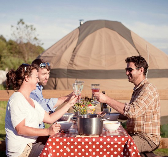 Yurts (Flagg, England, United Kingdom)