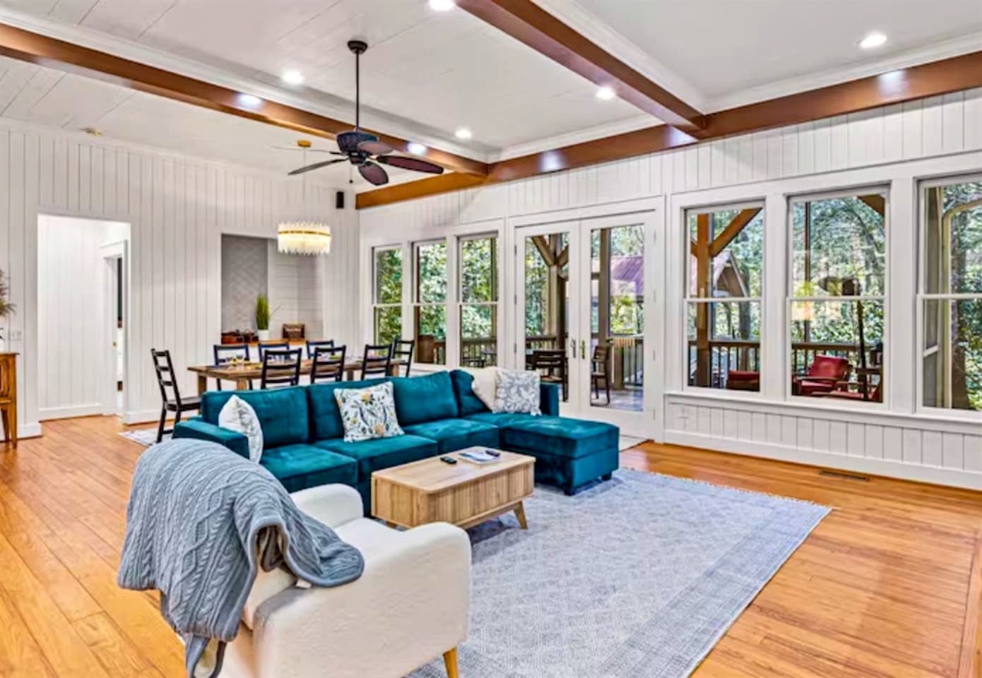 Secluded Riverfront Cabin with Hot Tub, Sauna & Private Trails near Cashiers, North Carolina