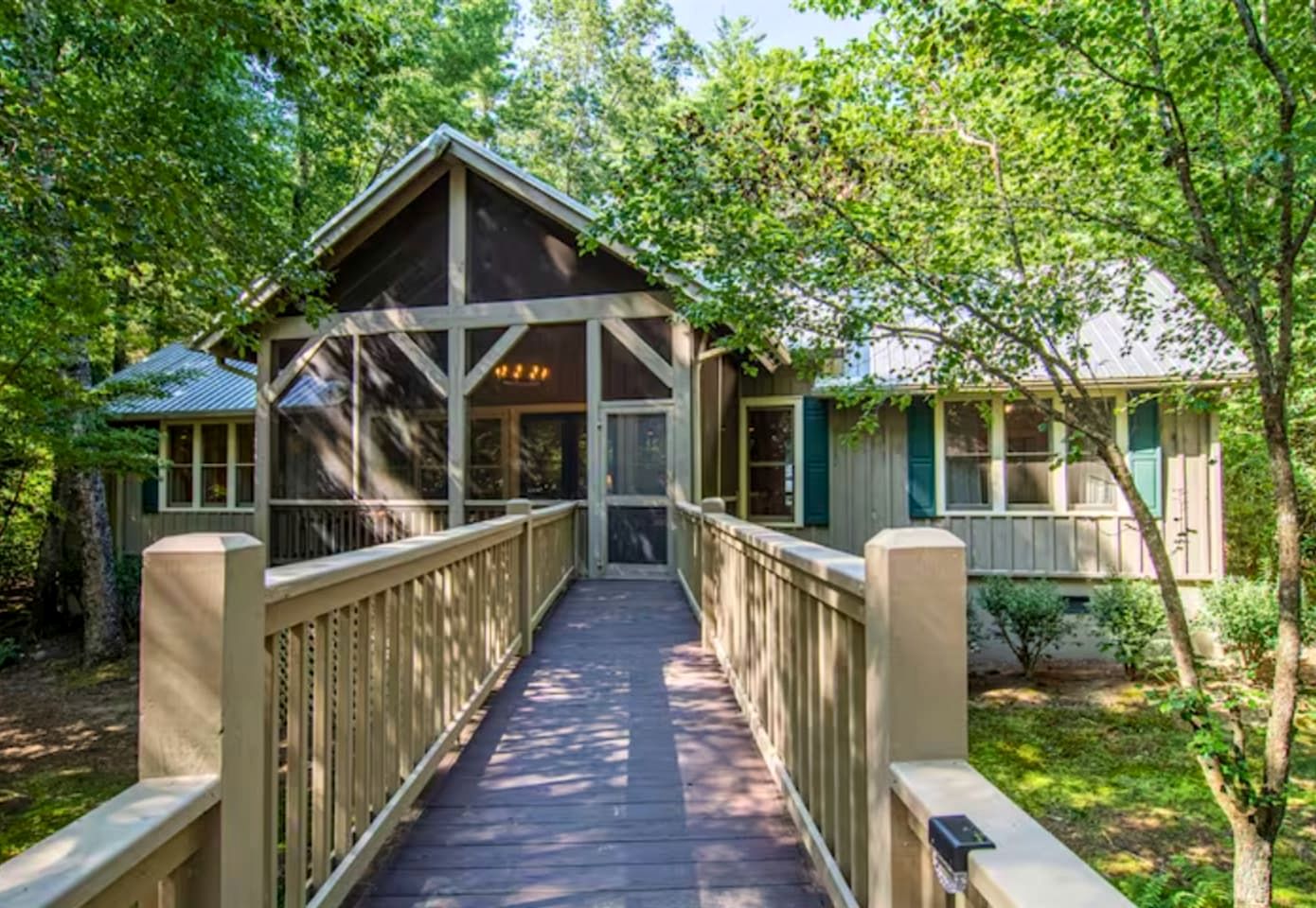 Secluded Riverfront Cabin with Hot Tub, Sauna & Private Trails near Cashiers, North Carolina