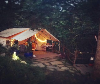 Glamping NC, Tents for rent near Asheville, North Carolina, United States