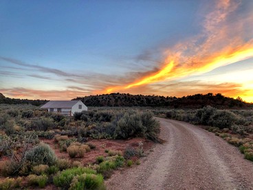 Sunset over Grand Staircase-Escalante, Utah: camping