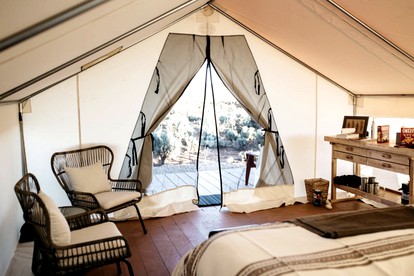 Luxury tent for couples trip near Grand Staircase in Utah