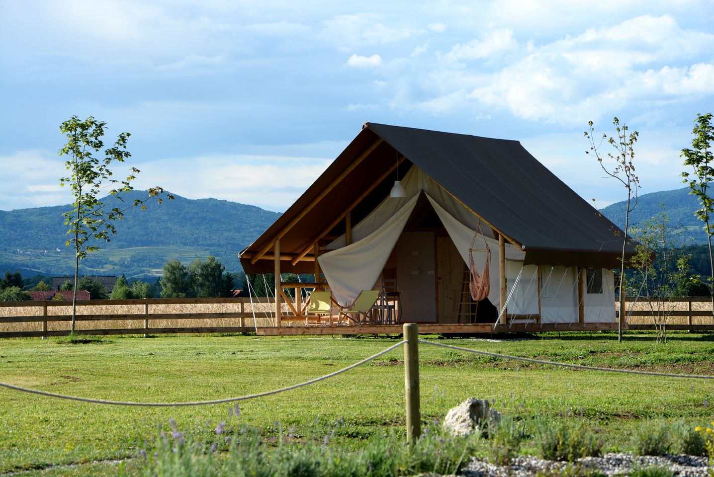 Tents (Krasinec, Southeast Slovenia, Slovenia)