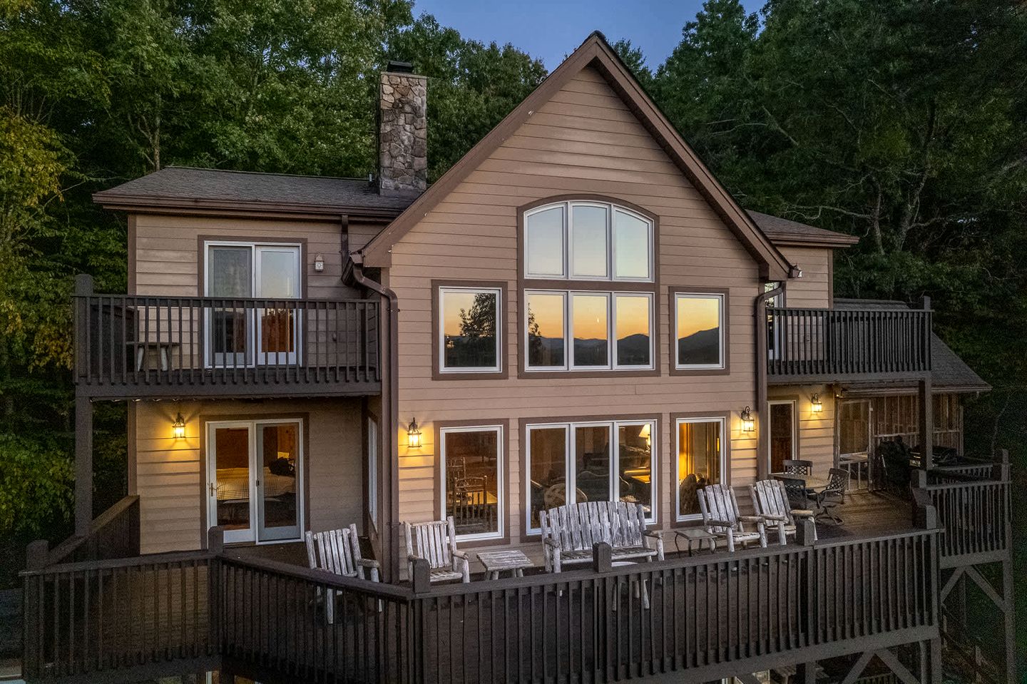 Luxury Timber Frame Cabin with Lake Views & Private Trails near Fontana Lake and Bryson City, NC