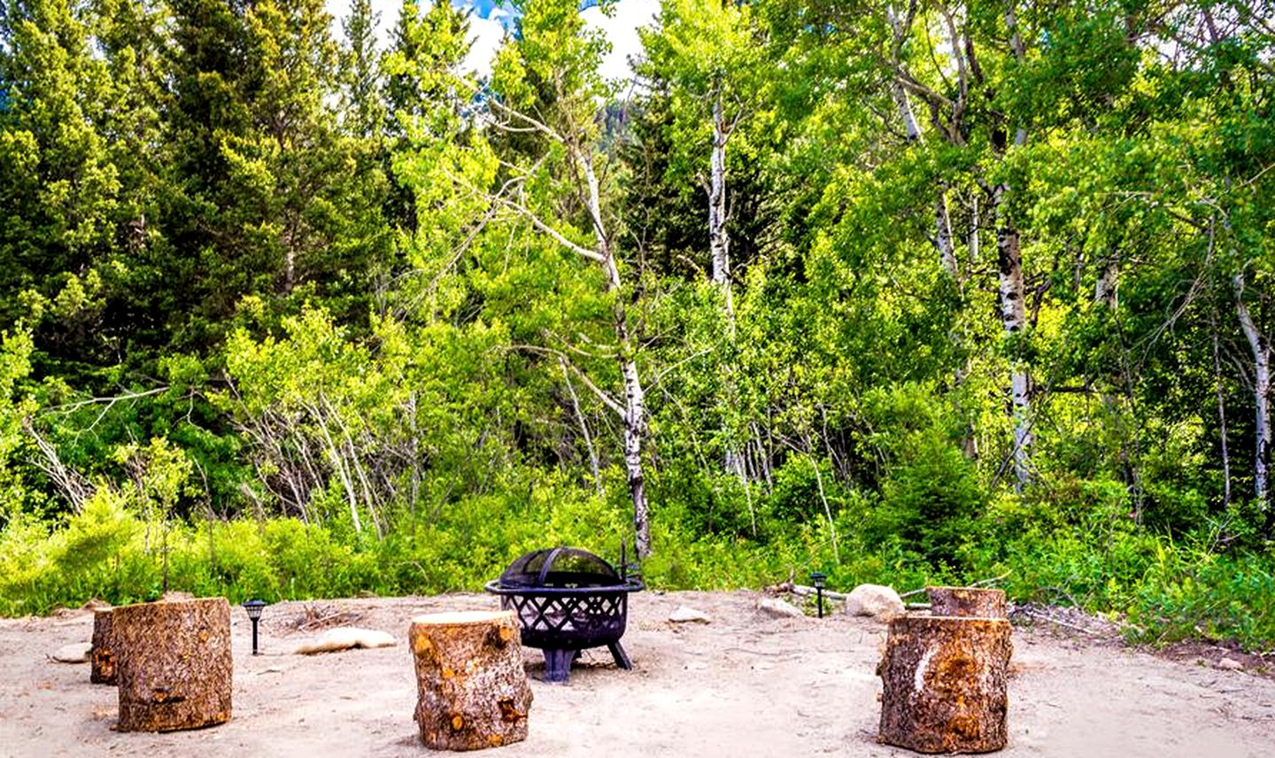 Luxurious Private Log Cabin on Big Timber Creek in the Crazy Mountains, Montana