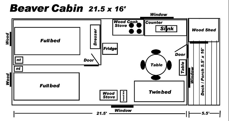 Cabins (United States of America, Columbine, Colorado)