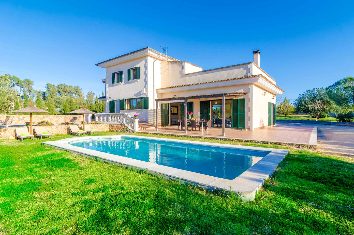 Enjoy a holiday in Mallorca at this Spain villa rental!