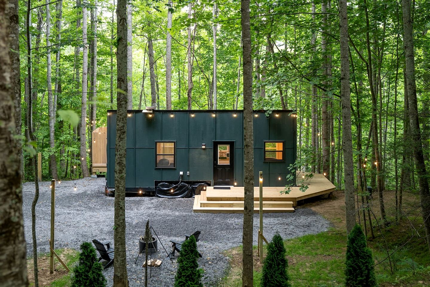 Breathtaking Secluded Tiny House with Fire Pit in Sylva, North Carolina
