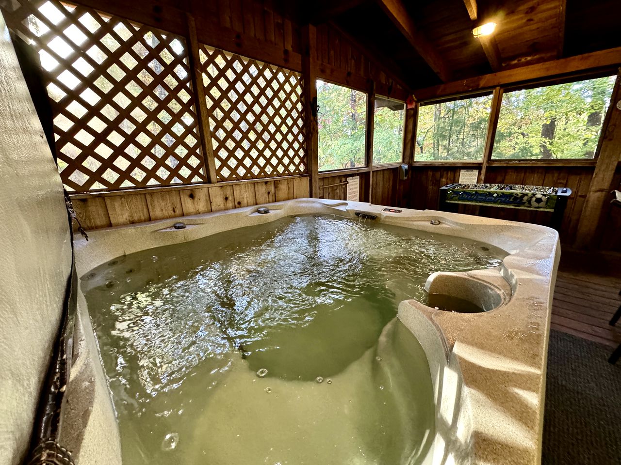 Impressive Log Cabin with Fire Pit, Game Room and Hot-tub in Sevierville, Tennessee