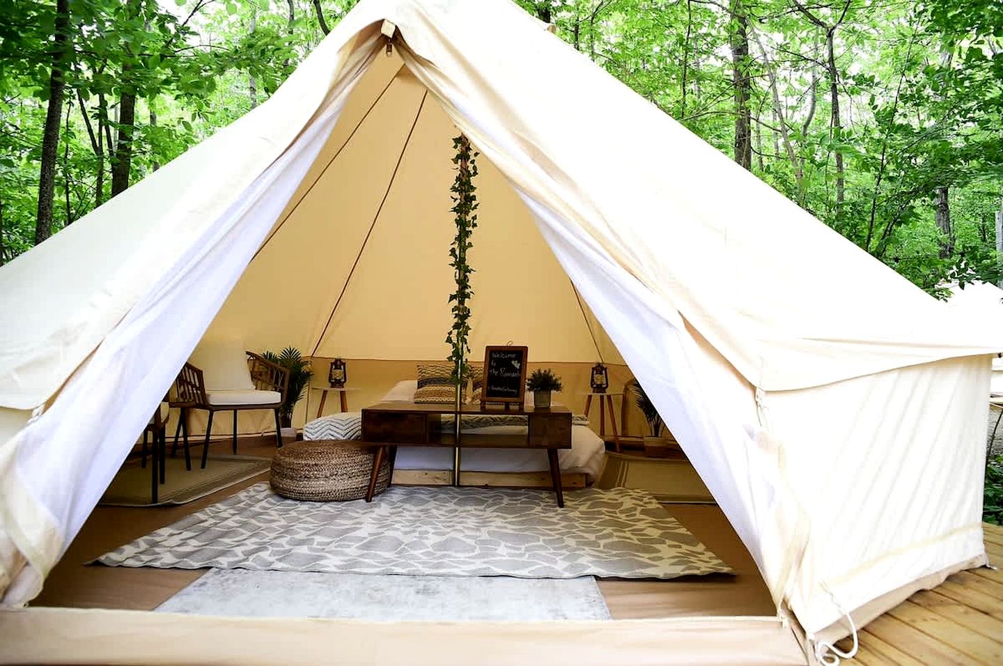 Bell Tents (Canada, Northern Bruce Peninsula, Ontario)