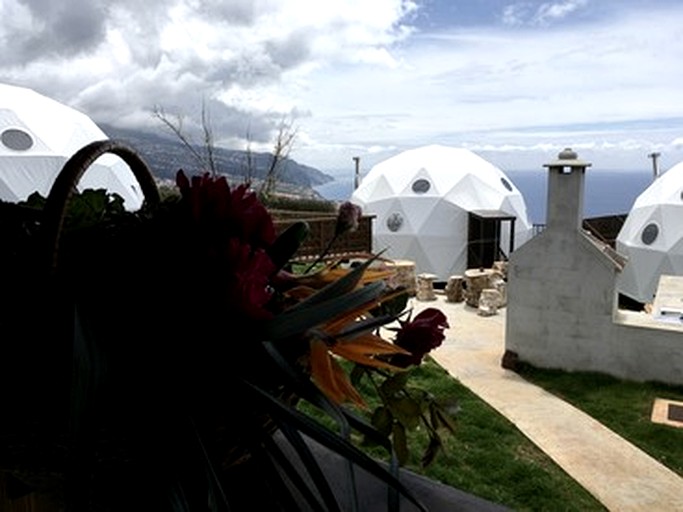 Oceanfront Dome with a Hot Tub for a Romantic Getaway near Calheta Beach, Portugal | Domes (Prazeres, Madeira, Portugal)
