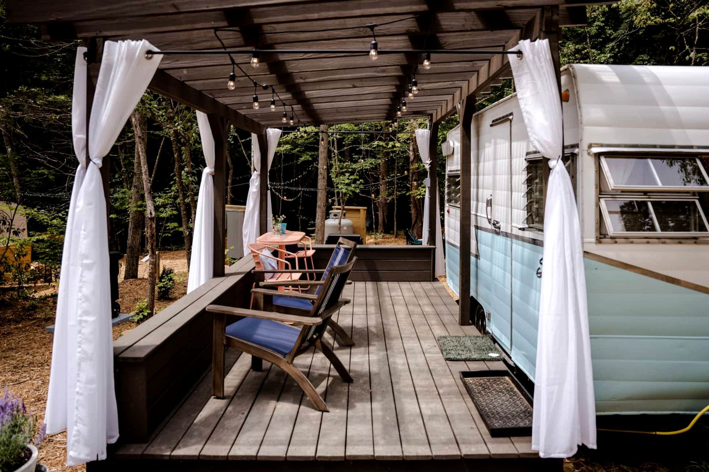 Dream Glamping at Adult-Only Vintage Camper Destination in Franklin, North Carolina