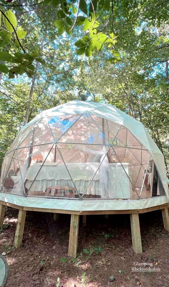Sublime Geodesic Dome Haven near Lake Oconee in Georgia