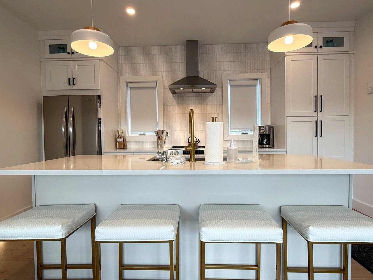 Peaceful New Cabin Retreat with Fireplace and Scenic Deck in Bridgton, Maine