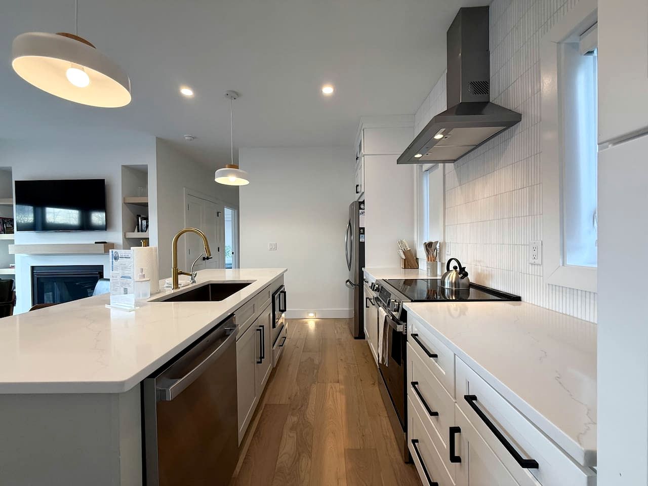 Peaceful New Cabin Retreat with Fireplace and Scenic Deck in Bridgton, Maine