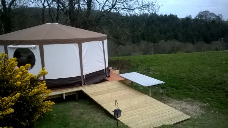Yurts (New Chapel, Wales, United Kingdom)