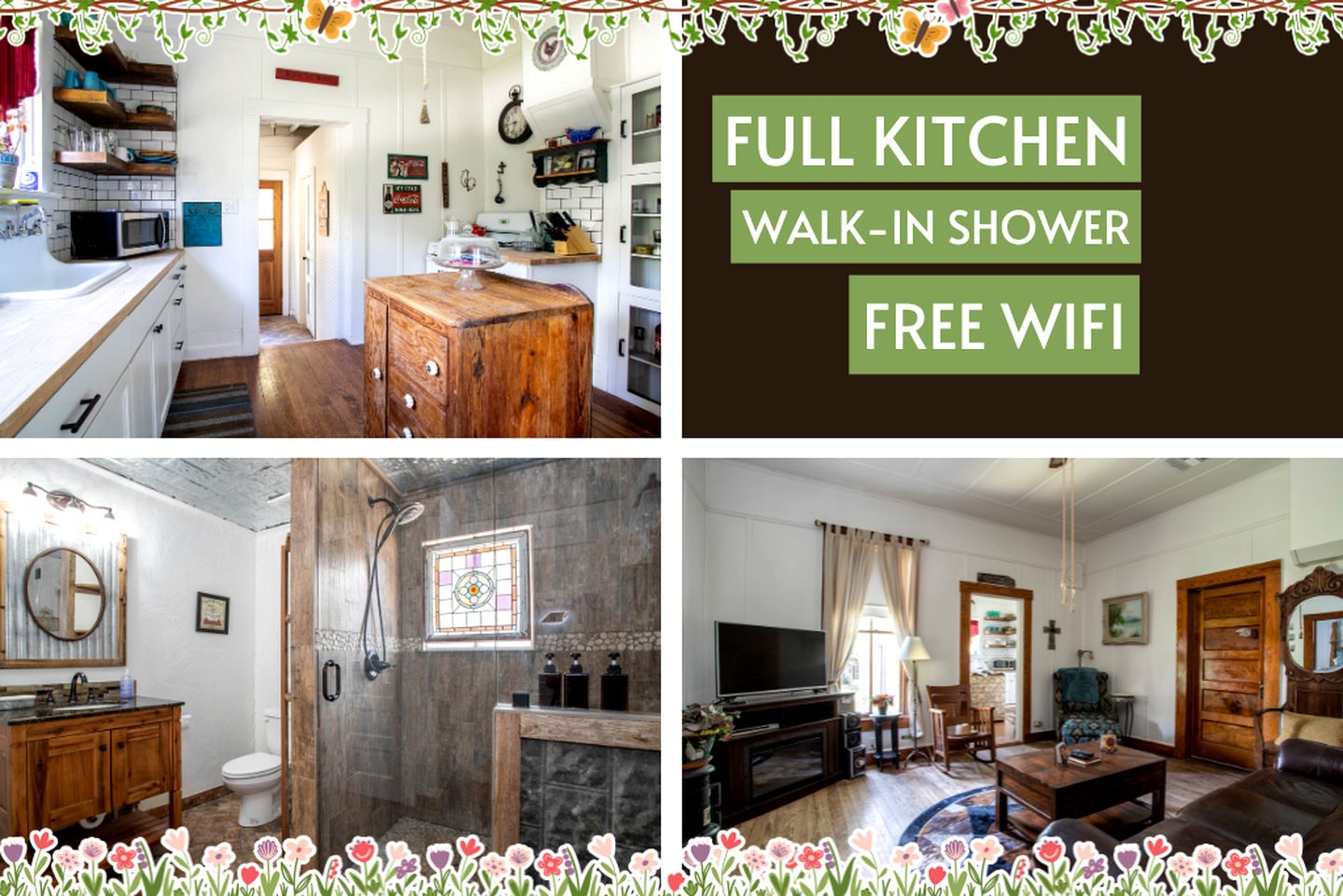 Pet Friendly, Rustic Cottage with Hot Tub and Charming Backyard, Perfect for a Weekend Escape from Austin, Texas